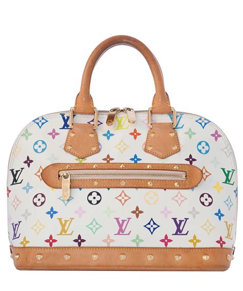 louis vuitton colourful bag small white|louis vuitton monogram canvas bag.